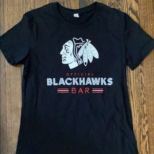 Bella Canvas Official Blackhawks Bar T-shirt